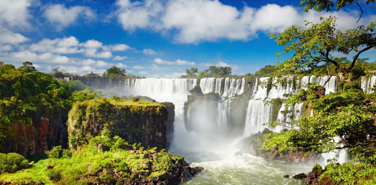 Iguazu Falls and Rock Block