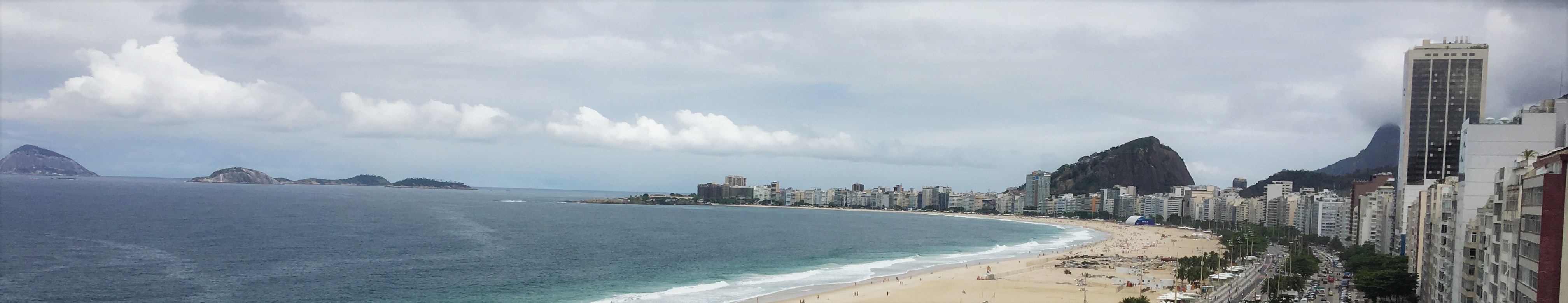 Panoramic view of Copacabana.