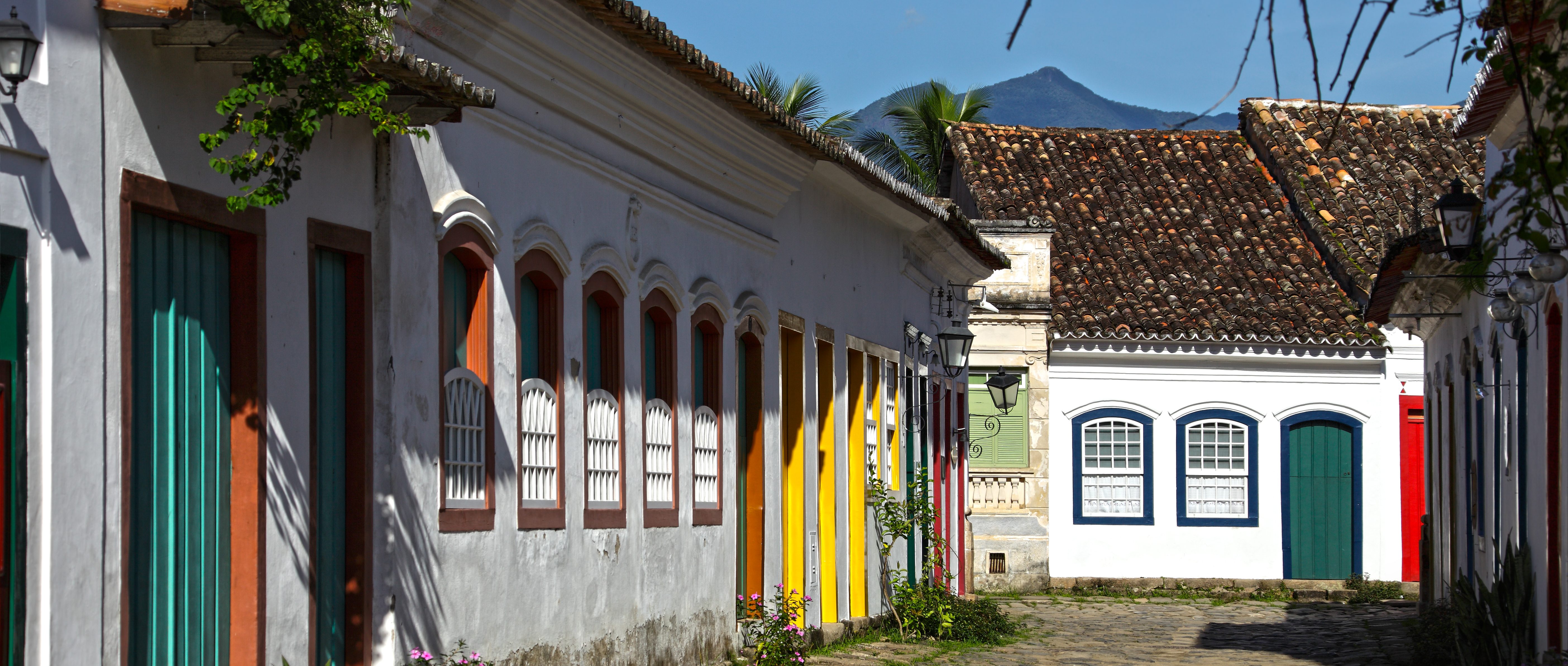 Road in Paraty. 