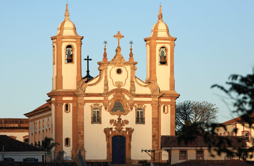 The Notre Dame do Carmo church in Minas Gerais. 
