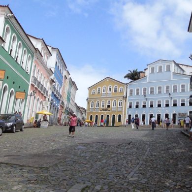 The center of Salvador de Bahia and of Afro - Brazilian culture, Pelourinho.