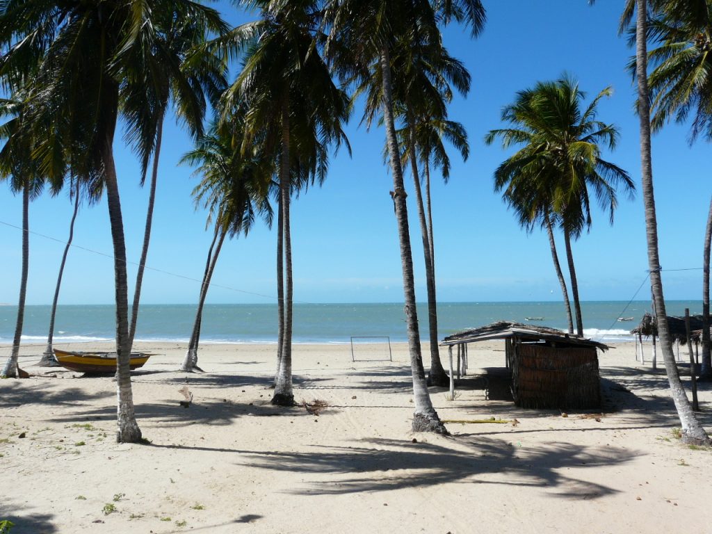 Icaraí beach in Northeast Brazil. 