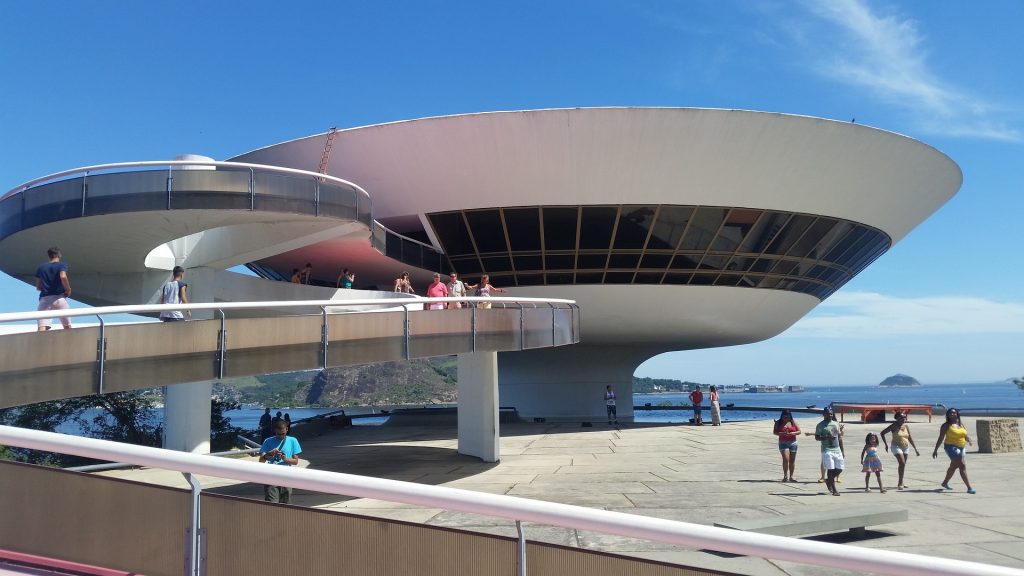 Museum of modern art in Rio de Janeiro. 