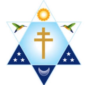 The crest of the Santo Daime religion.