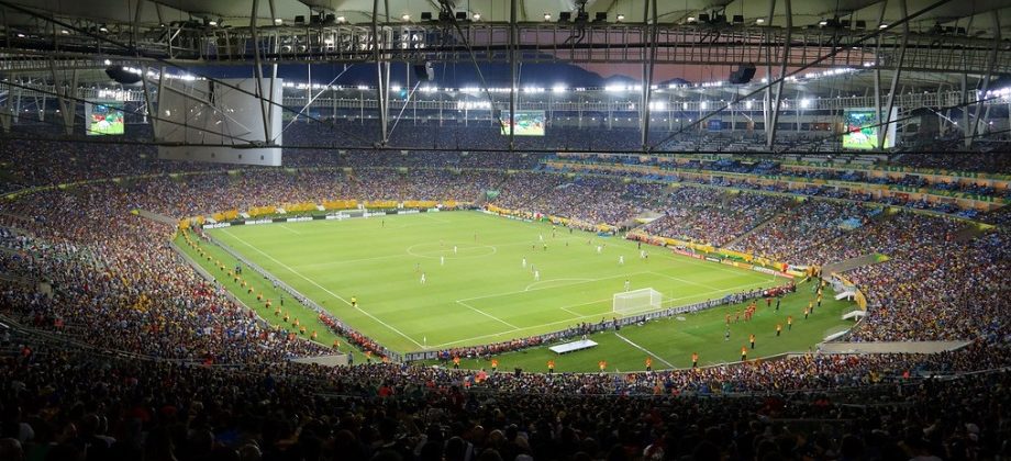 Maracana Stadium from the stands.