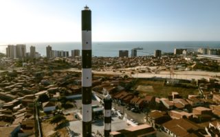 Farol de Mucuripe lighthouse in Fortaleza, Brazil;